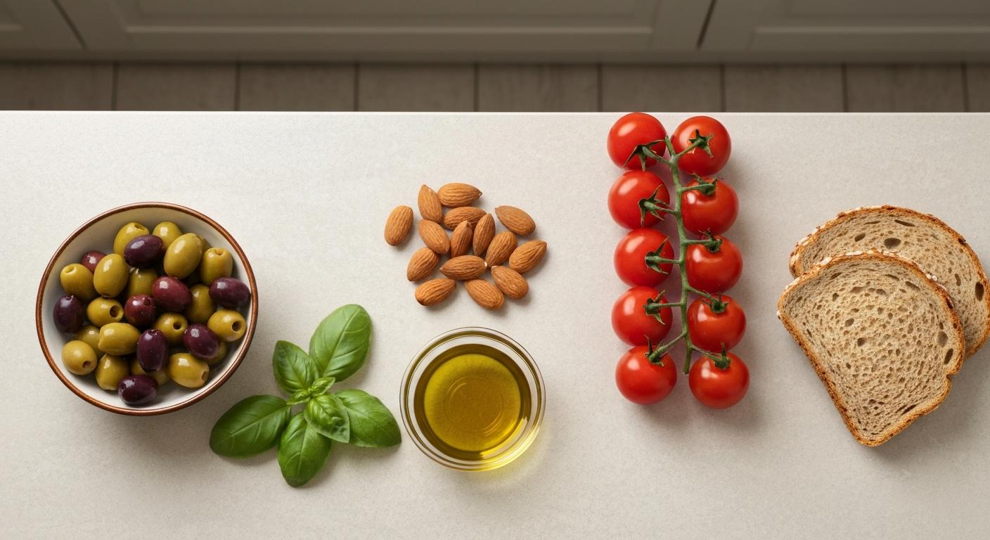 Alimenti della dieta mediterranea: cosa mangiare e quanto spesso
