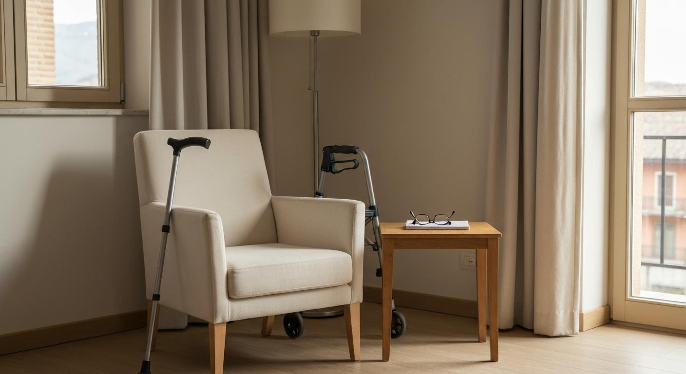 Chi percepisce l'indennità di accompagnamento può stare a casa da solo?