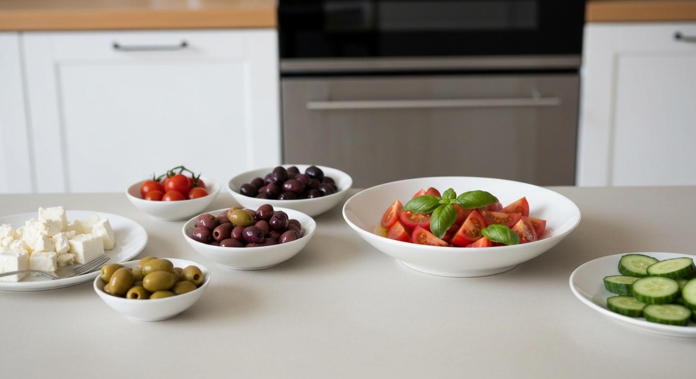 Menu settimanale in stile dieta mediterranea: schema pratico e sostituzioni